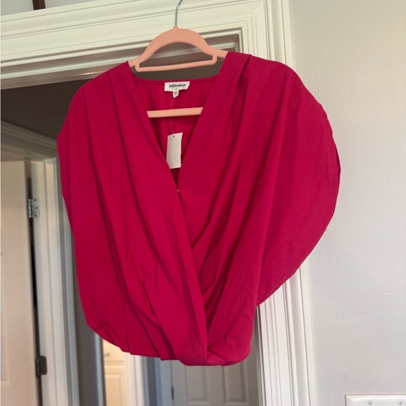 Draped Pink Top by Milly - Picture 1 of 1